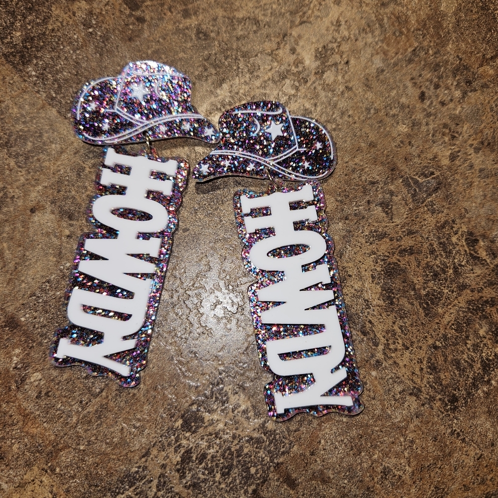 New Howdy Cowgirl Earrings
